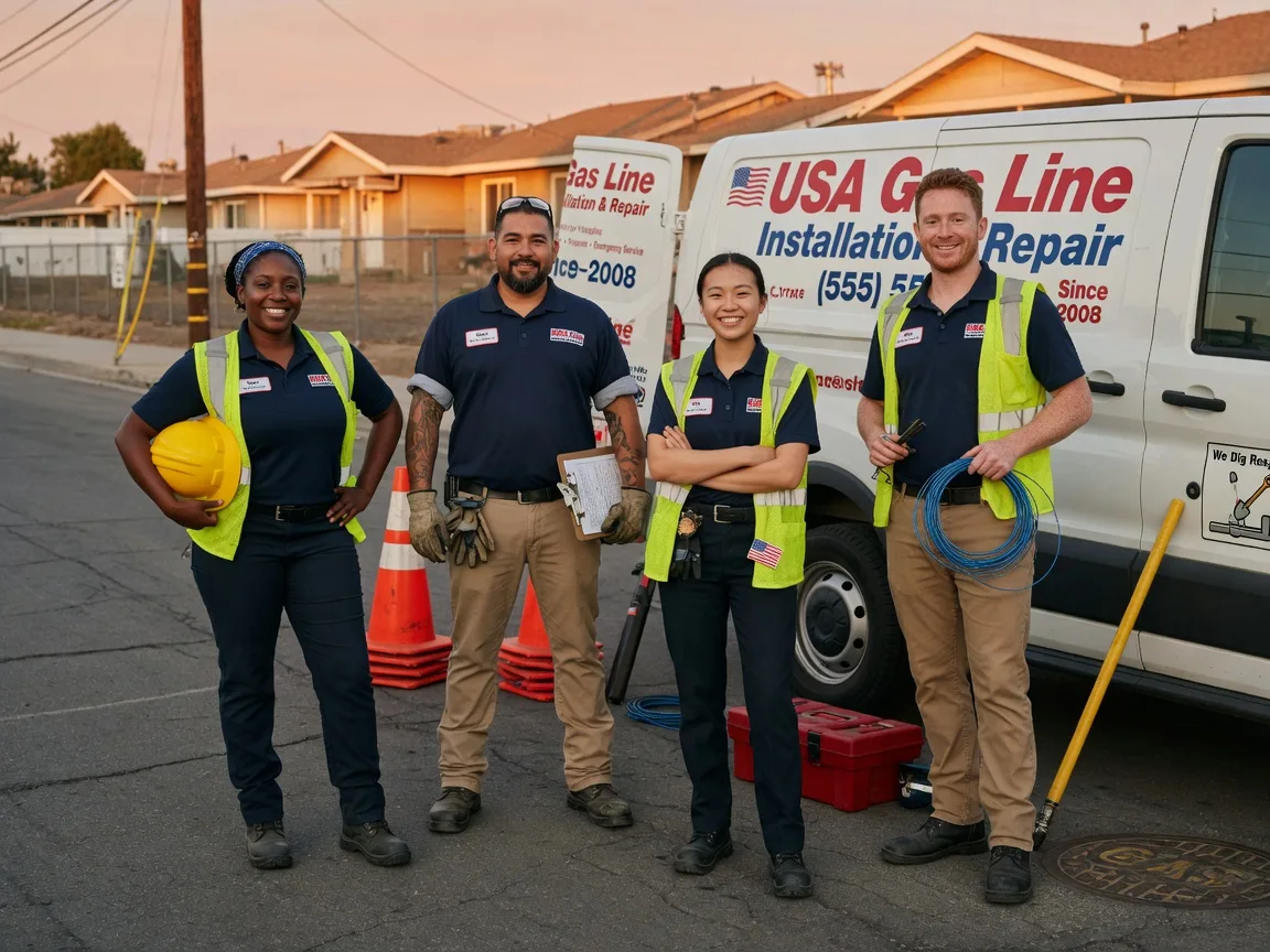 Gas Line Installation company in Blandinsville, IL